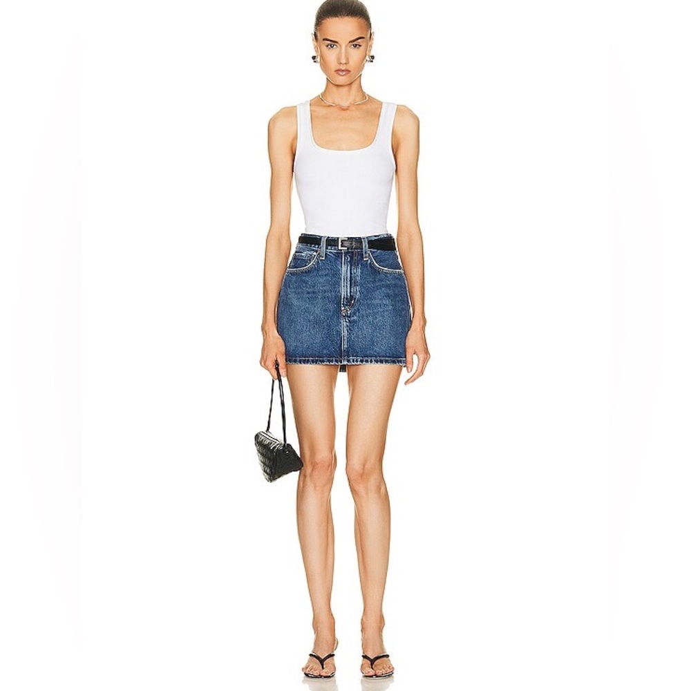 Agolde Liv Mini Skirt in Fascinate